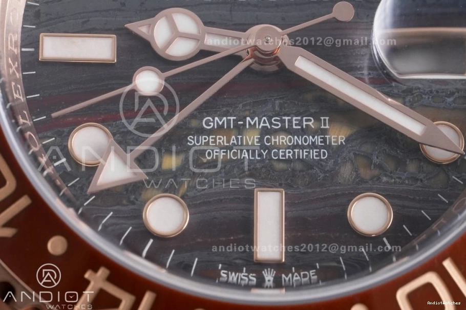 Durable ARF on Master Edition CHNR Iron Sh Tiger Bracelet Oyster Dial II RG 126715 Best GMT 861 0218